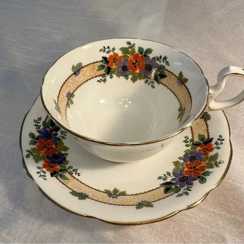 Antique Aynsley Cup and Saucer set fine bone china